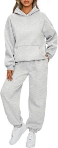 AUTOMET Women’s 2 Piece Lounge Set – Hoodie and Jogger