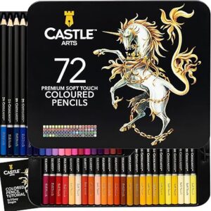 Castle Art Supplies 72 Colored Pencils Set