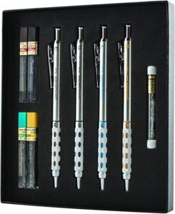 Pentel Arts GraphGear 1000 Mechanical Pencil Set