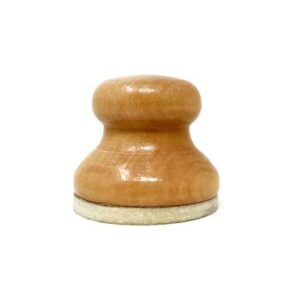 Artway Wooden Handheld Printmaking Baren – Small – 53mm Diameter, Brown