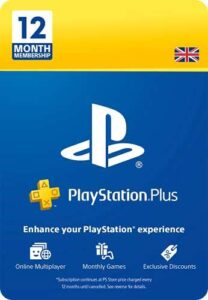 PlayStation Plus: 12 Month Membership | PS5/PS4 | PSN Download Code – UK account