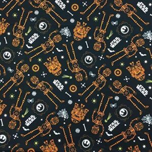 Star Wars – Glow in The Dark Halloween – Cotton Print Fabric