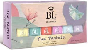 BEL London Pastel Nail Polish Set – 6 Colours