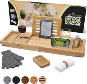 Bamboo Bath Caddy Tray