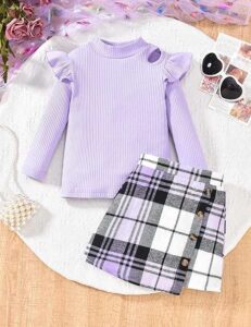 Toddler Girls’ Matching Top & Skirt Set