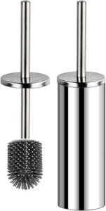 Toilet Brush and Holder Set (Stainless Steel)