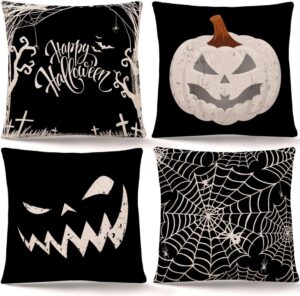 Whaline Halloween Pillow Covers