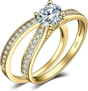 JewelryPalace 1ct Diamond Ring Set