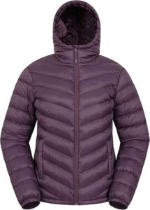 Women’s Waterproof Quilted Puffer Coat with Hood & Pockets
